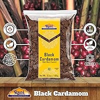 Vista 5 de Rani Black Cardamom Pods (Kali Elachi) Whole Indian Spice 3.5oz (100g) ~ All Natural Vegan Gluten Friendly NON-GMO Kosher Indian Origin
