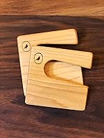 Vista 6 de Little Kitchen Academy by Prise Cuchillo de madera de arce para niños, herramienta de cocina para niños pequeños y niños. Cuchillo para niños