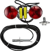 Buyers Products TL257M Heavy Duty Magnetic Towing Lights - 1-Mile Visibility, DOT Compliant, Scratch-Free Mount, Storage Case