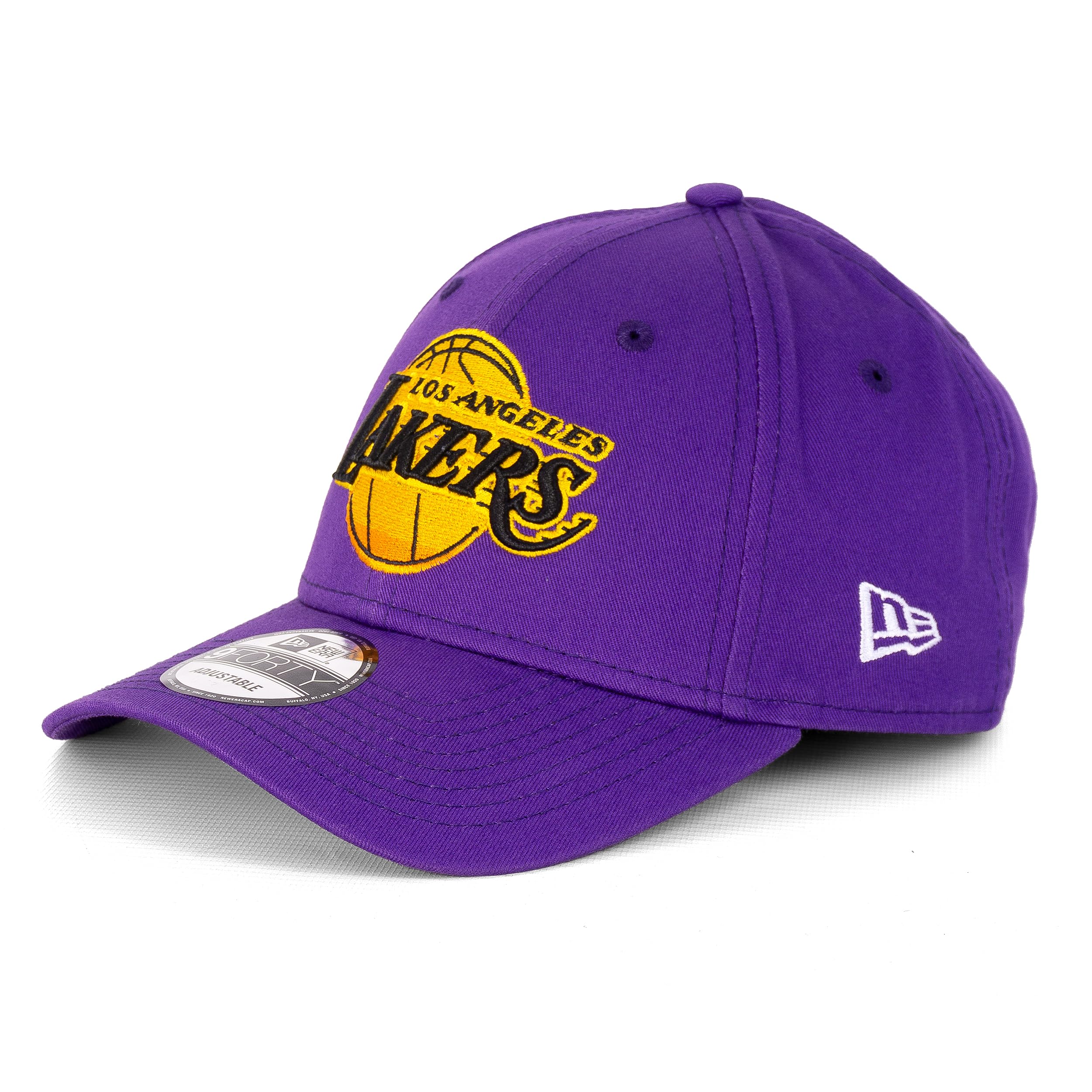 New Era MLB NFL NBA Yankees Lakers Bulls Dodgers Raiders Chiefs Sox - Berretto da baseball, edizione limitata Los Angeles Lakers, colore nero (Black V4), misura unica