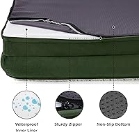 Vista 316 de Bedsure - Cama ortopédica mediana para perros, sofá cama impermeable para perros medianos, espuma de soporte con funda extraíble y lavable, forro