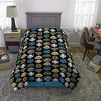 Vista 43 de Franco Ropa de cama para niños, edredón de microfibra suave, tamaño matrimonial, PJ Masks Paw Patrol Girls