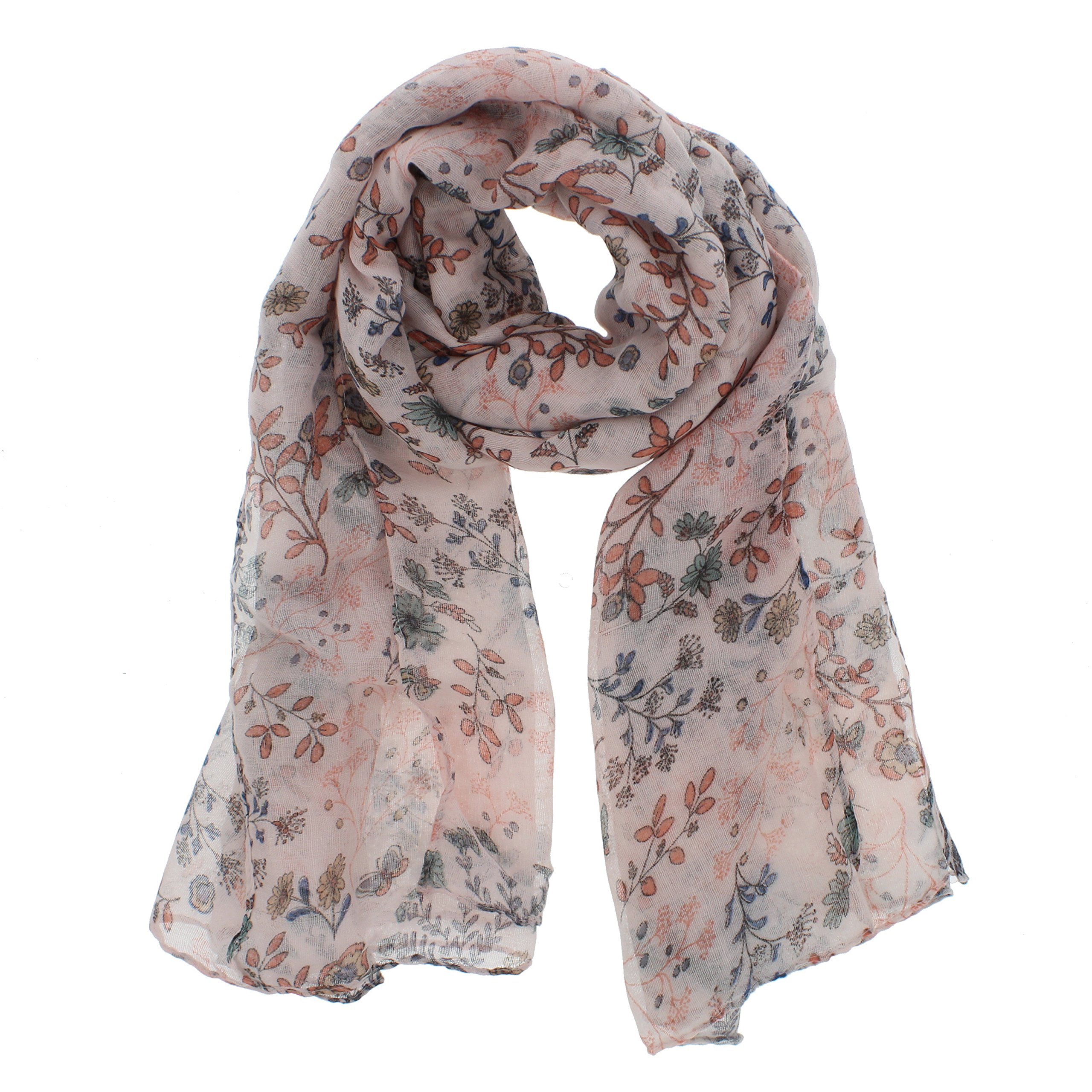 Zac's Alter Ego Long Lightweight Women's Floral Print Oversized Scarf