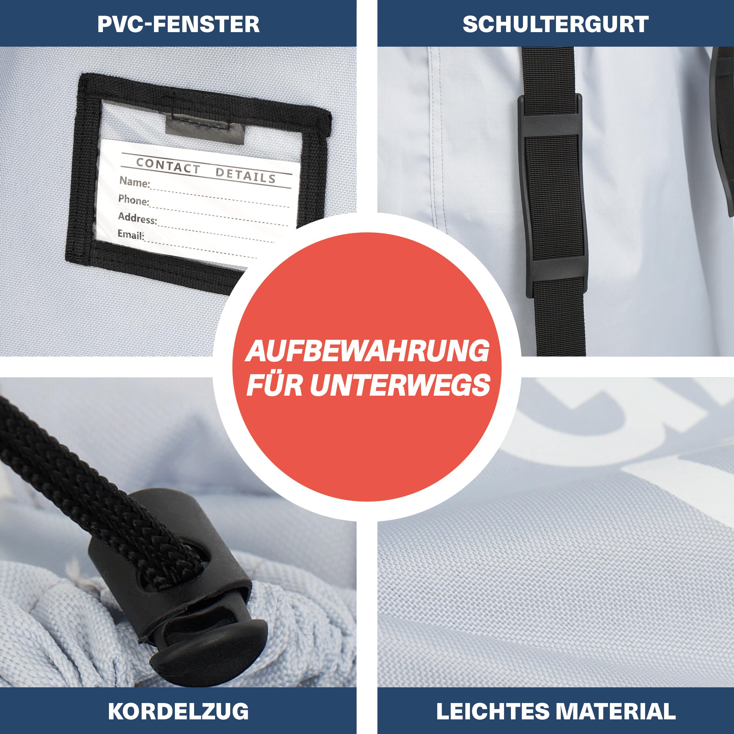 Bramble – Reisetasche für Autositze zum Einchecken am Flugzeuggate – Autositzbezug für Reisen am Flughafen – Wasserabweisende, schützende Transporttasche (Grau)