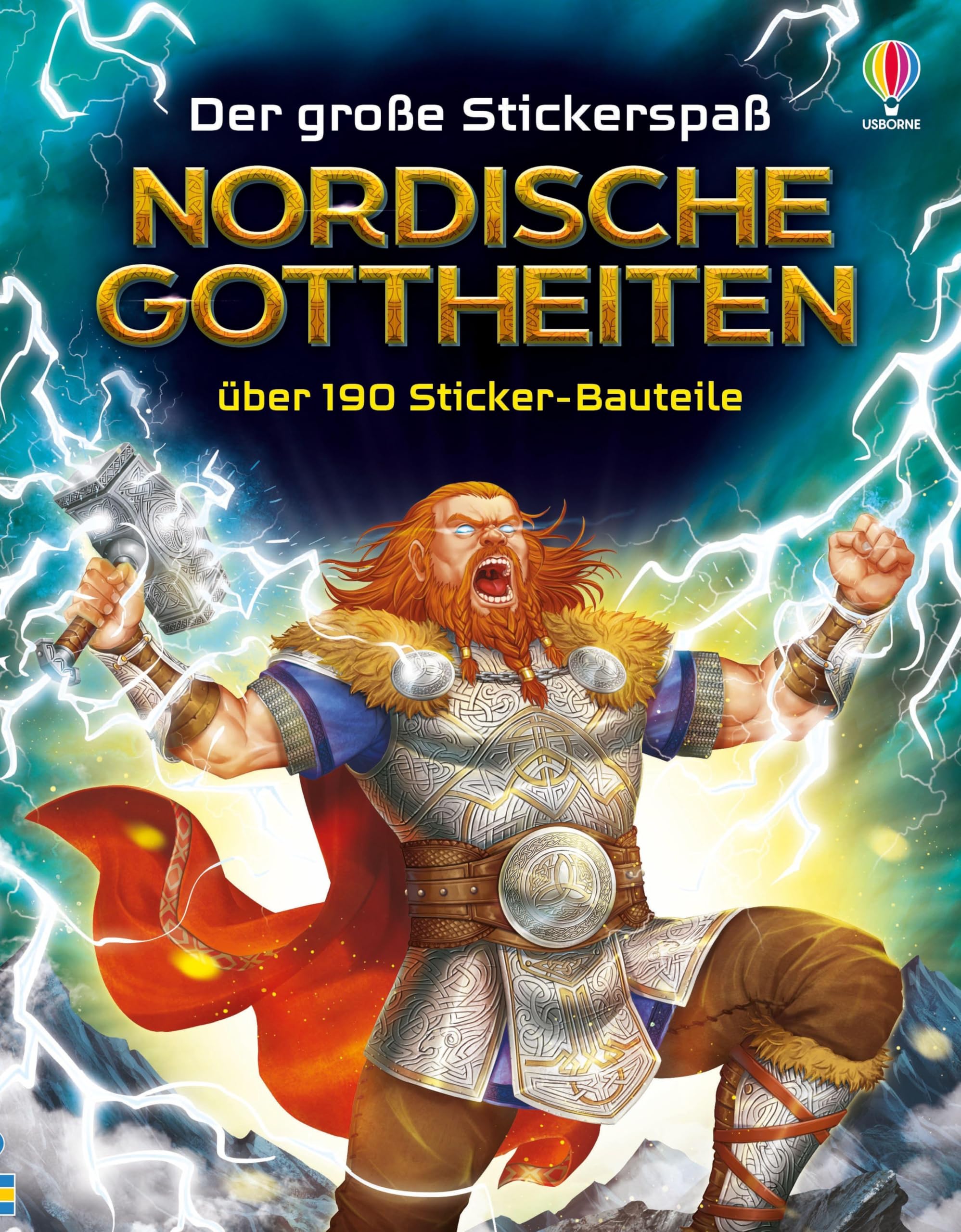 Der große Stickerspaß: Nordische Gottheiten: Stickerheft mit über 190 Sticker-Bauteilen – für Kinder ab 5 Jahren (Der-große-Stickerspaß-Reihe)