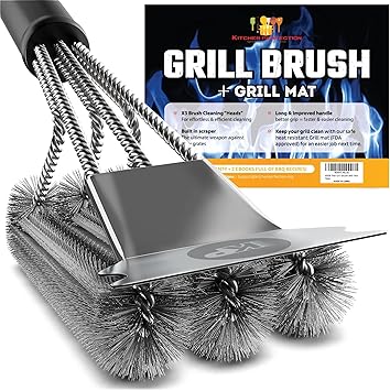 KITCHEN PERFECTION Grill Brush and Scraper