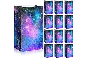 Space Jam Party Bags - 28 pcs Galaxy Party Favor Paper Bags