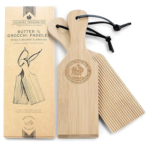 Gnocchi Boards and Wooden Butter Paddles to Easily Create Authentic