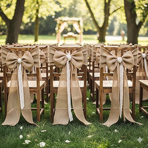 Miniatura 3 de Cinta de arpillera de 4 pulgadas x 15 yardas de yute natural de 4 pulgadas, 5 yardas, 3 rollos, (natural, 4 pulgadas x 15 yardas)