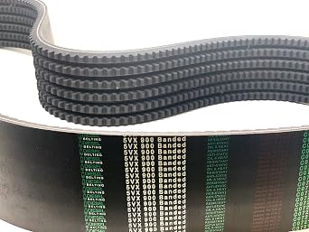 3/5VX900 Banded Cogged V-Belt 3 Bands, Oil & Heat Resistant, Anti-Static Industrial Drive