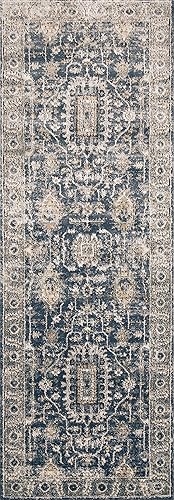 Miniatura 7 de Loloi II Teagan - Tapete de área, 41.72 x 41.72 cm (1 pies - 6 pulgadas x 1 pies - 6 pulgadas) muestra Swatch, DenimMist.