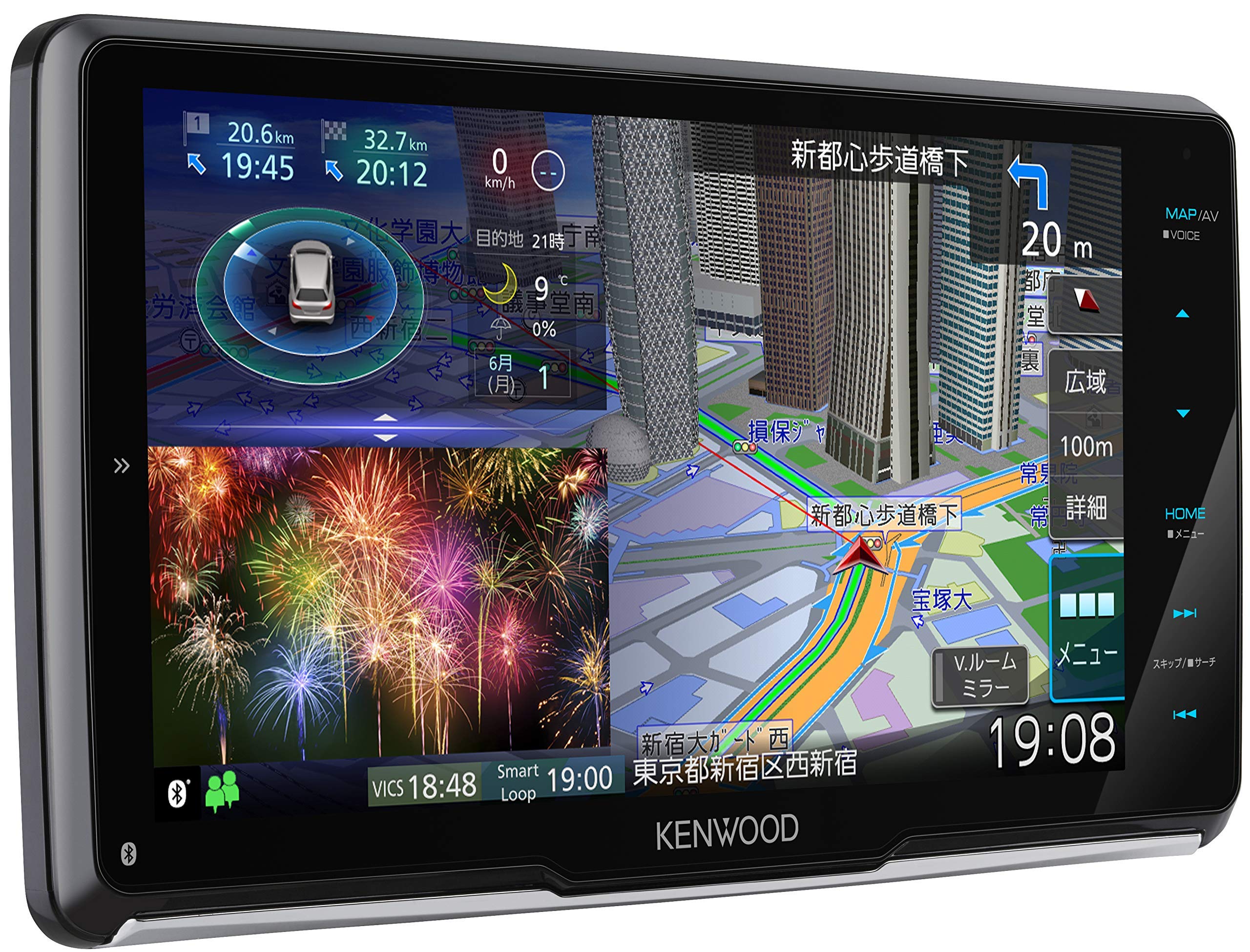 Amazon | KENWOOD(ケンウッド) カーナビ 彩速ナビ 9型 MDV-M907HDF 