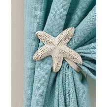 Park Designs Starfish Curtain Tie Back Pair