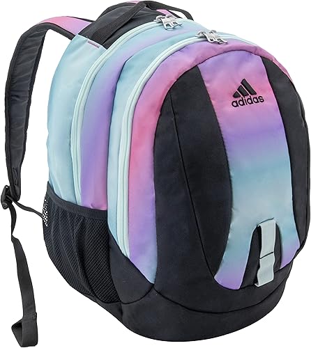 adidas Mochila unisex para diario, rosa degradadonegroverde menta halo, talla única