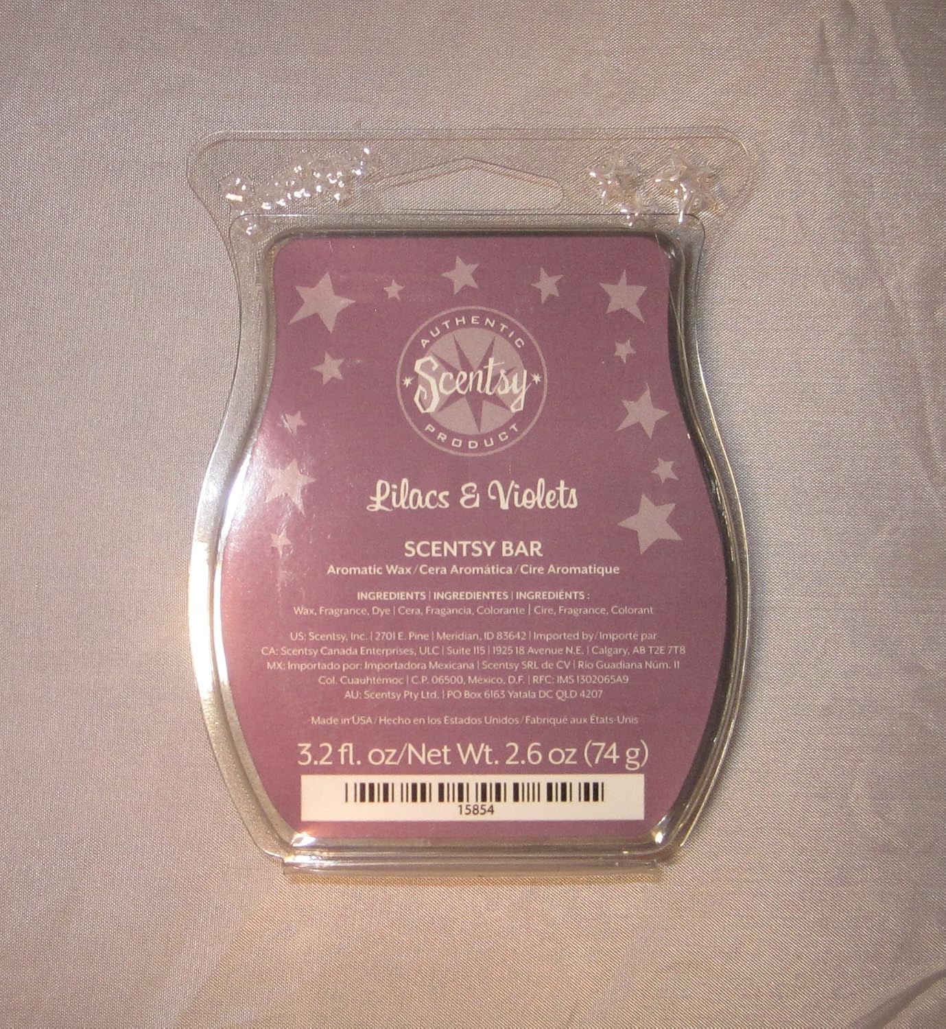 Scentsy, Lilacs and Violets, Wickless Candle Tart Warmer