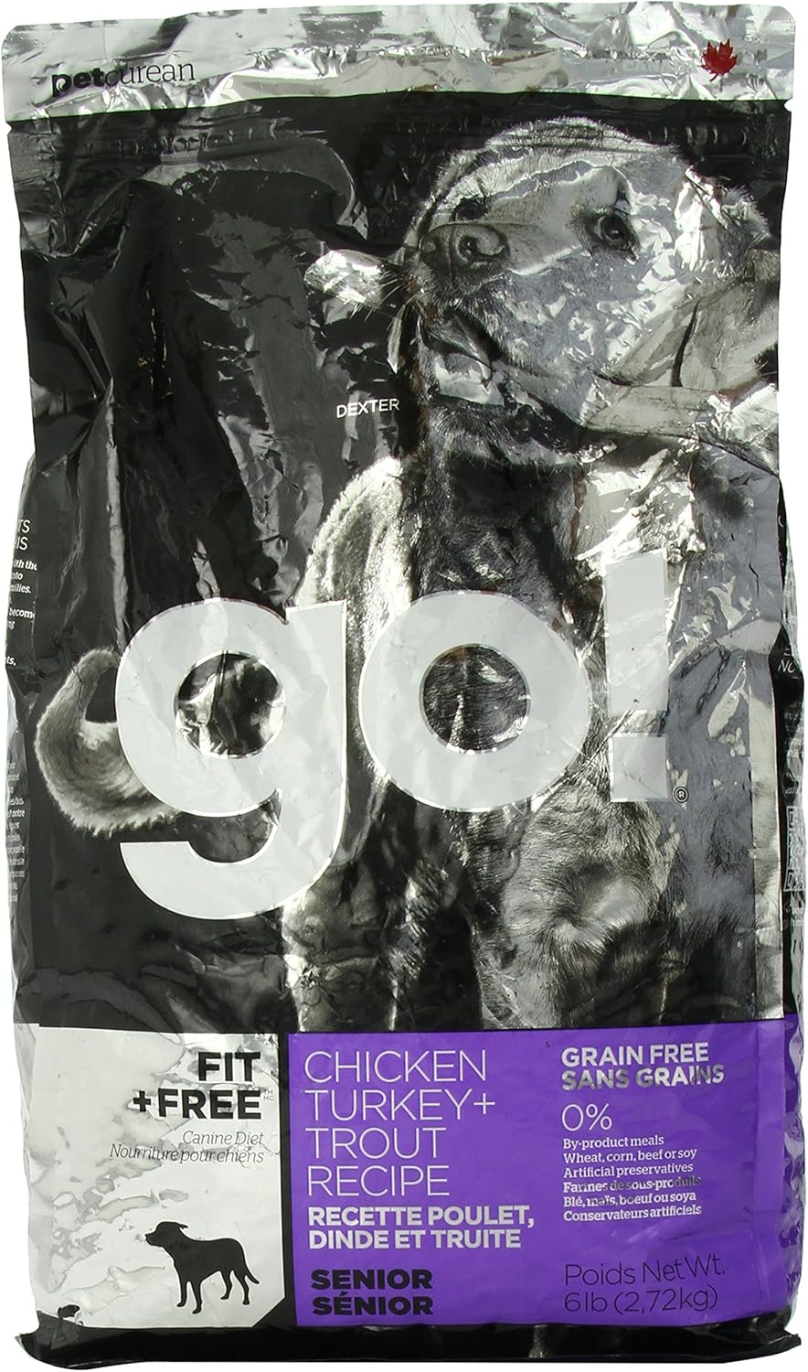 Petcurean Go Fit + Free Senior Dog Food Chicken Turkey