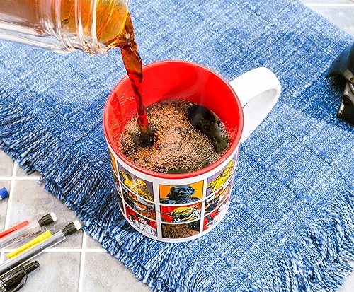 Miniatura 7 de Silver Buffalo Star Wars Episodio 4 - Taza de cerámica con cuadrícula de personajes, 14 onzas