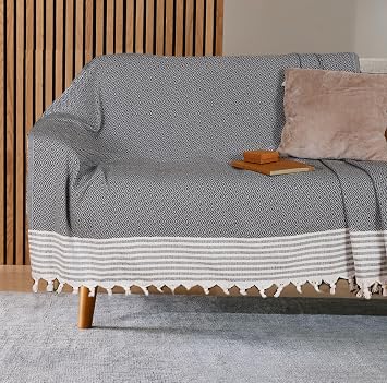 Buldan  i Non-Slip Cotton Sofa Cover 170x210 Cm Sofa Shawl Sofa Sofa Cover Anthracite
