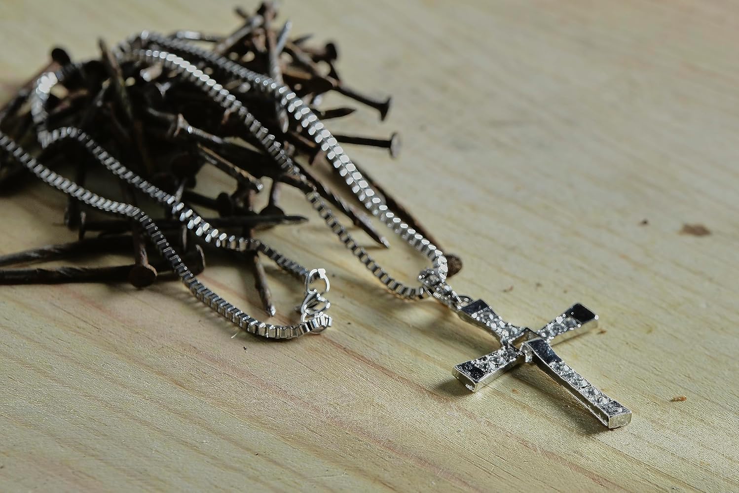 アクセサリー archive COOTIE Rosary Necklace cross archive COOTIE Rosary Necklace cross
