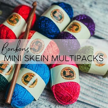 Lion Brand Yarn BonBons Yarn Pack Brights