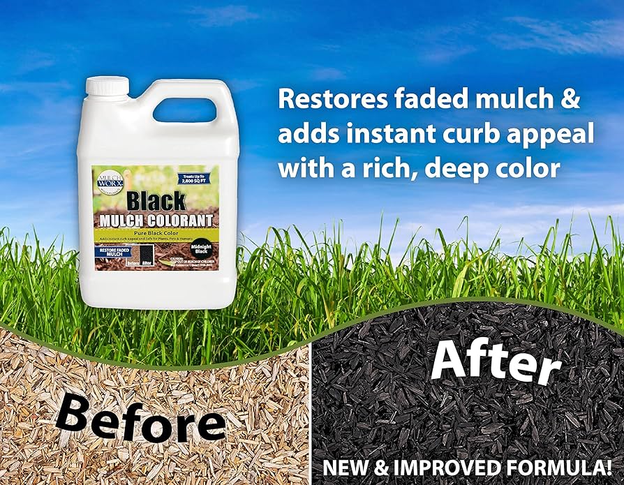 2,800 Sq. Ft. - Pure Midnight Black Mulch Dye Spray