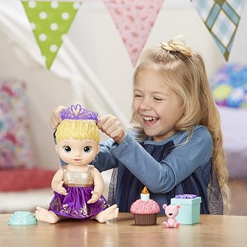 Hasbro Baby Alive E0596ES1 Birthday – Fun Baby Doll