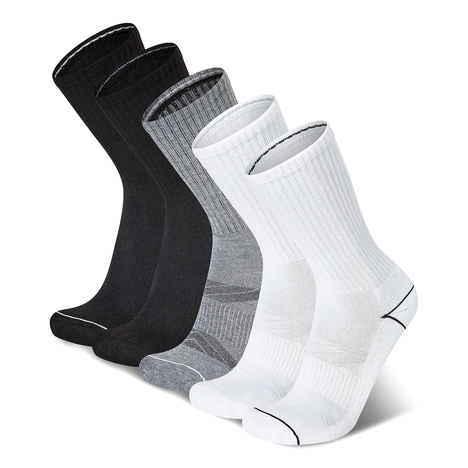 Champion Men’s Moisture-Wicking Crew Socks