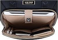 Vista 5 de Kenneth Cole Reaction Chelsea - Equipaje expandible de poliéster de 20 pulgadas, Negro