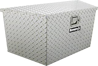 Buyers Products-1701380 Diamond Tread Aluminum Trailer Tongue Truck Box (15x14.5x34/20.7 Inch) - Silver