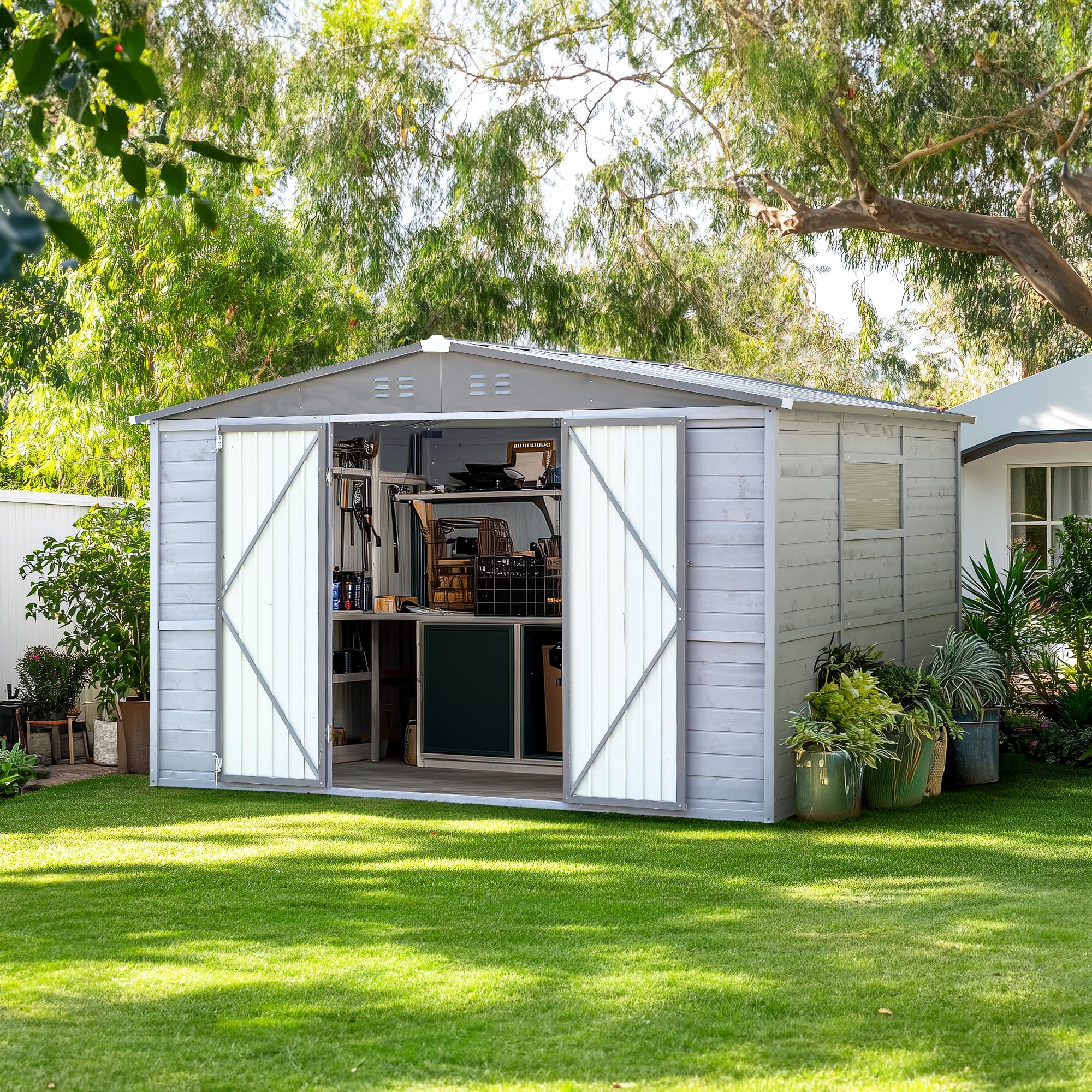 Shed Building Wood Combo VidaXL Garden Tool Shed Brown Solid Pine