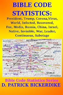 Bible Code Statistics: President, Trump, Corona, Virus, World, Infected, Recovered, Fox, Media, Russia, China, Israel, Native, Invisible, War, Leader, Continuous, Sabotage