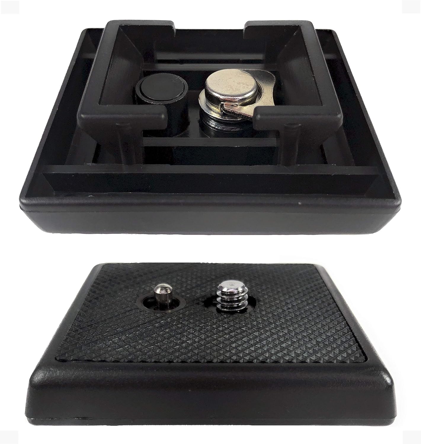 Reemplazo de piezas de placa de liberación rápida para Vivitar VPT-120 VPT-240 VPT-360 Ideal Vidpro XT-650 XT-1000 VT-70 VT-80 Barska Deluxe AF10374