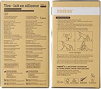 Vista 10 de haakaa Extractor Manual de Leche para Lactancia, de Silicona, Transparente 4 oz/100 ml