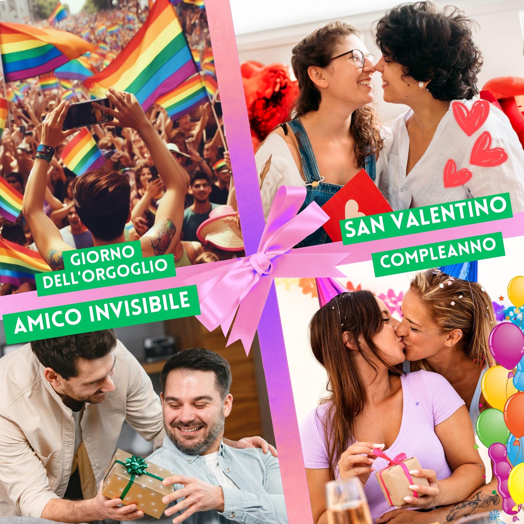 Tessera Orgoglio Gay, Accessori LGBTI, PVC, Regalo Inclusivo
