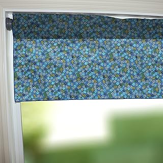 Zen Creative Designs Small Flowers Allover Cotton Window Valance Home DÃ©cor Kids Bedroom Nursery Kitchen Window (58