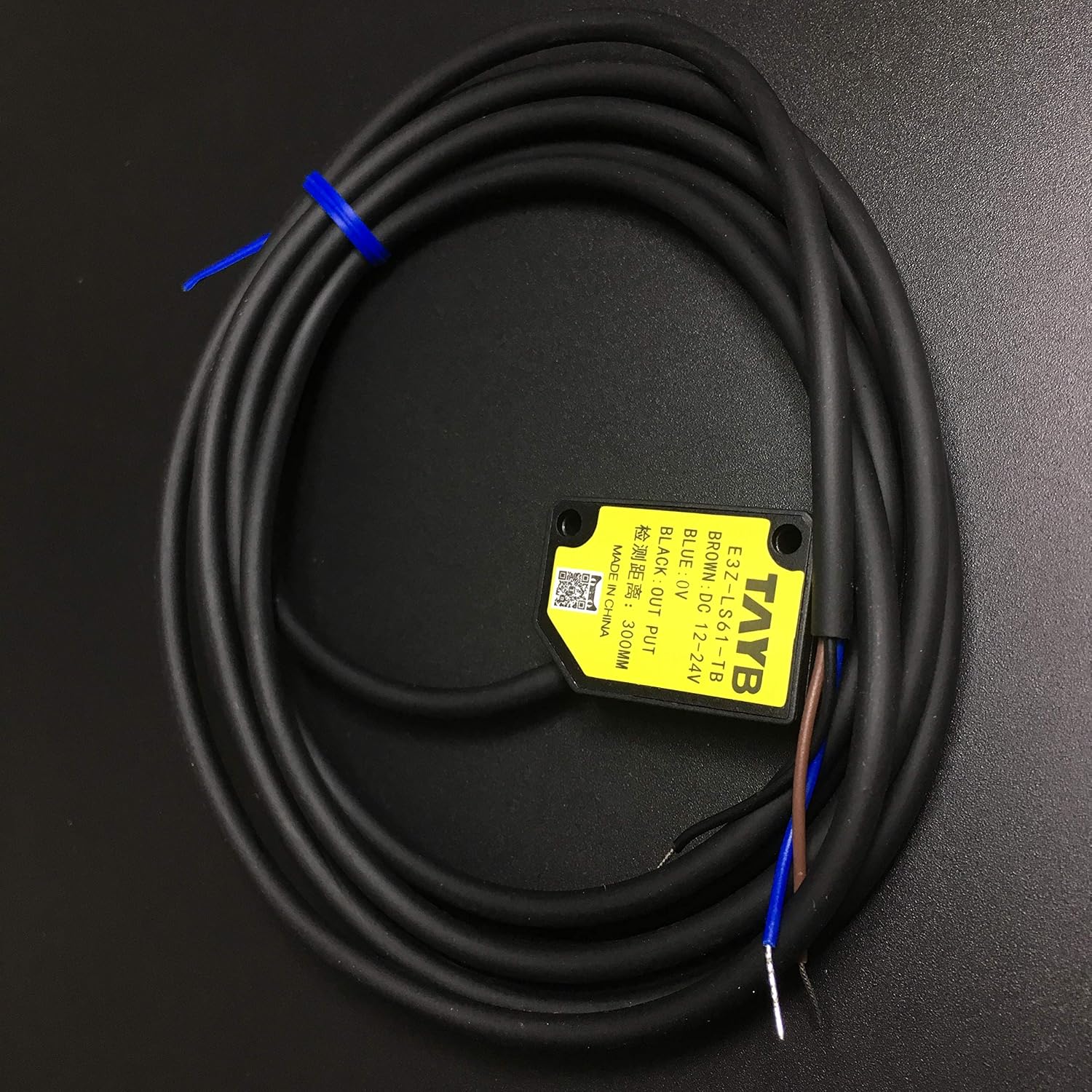 Taidacent Laser Diffuse Reflection Photoelectric Switch Object Detection Photoelectric Sensors E3Z-LS61 Detection Distance Adjustable 300mm