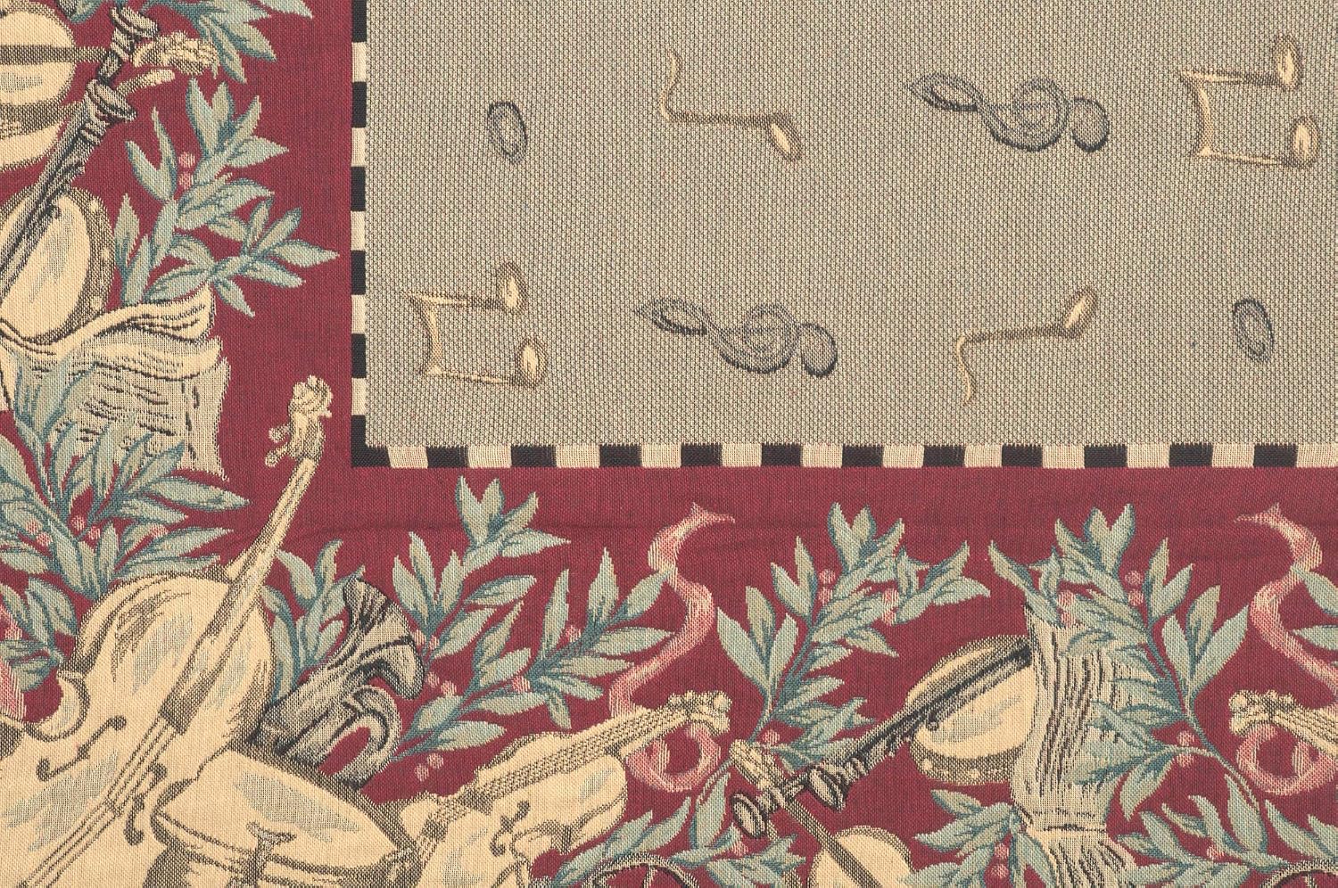 Symphony,European Throw, Medium: 58.00" x 58.00",Cotton, by Charlotte Home Furnishings