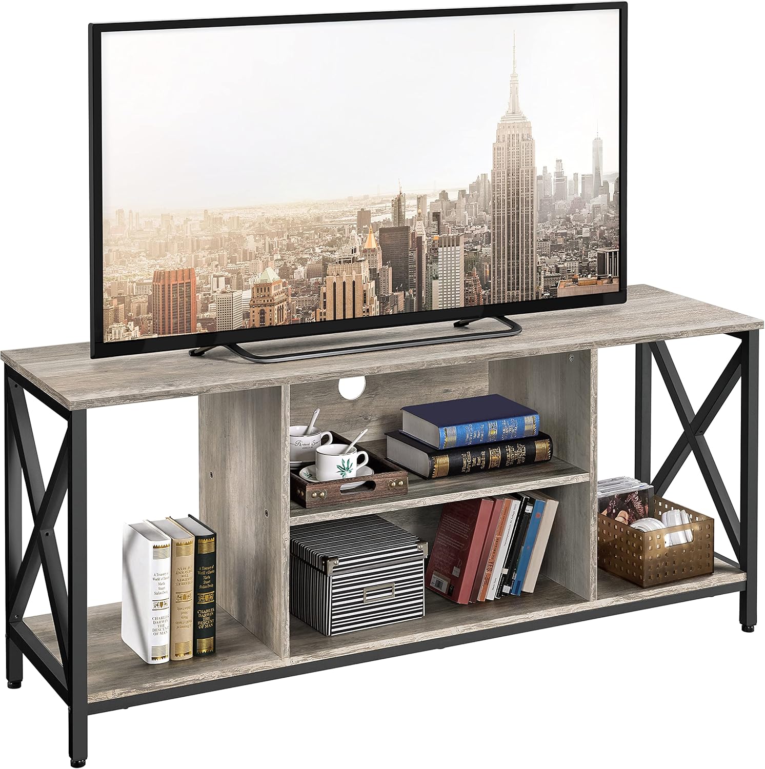 Buy Yaheetech TV Stand for 65 inch TV Console Table with Storage