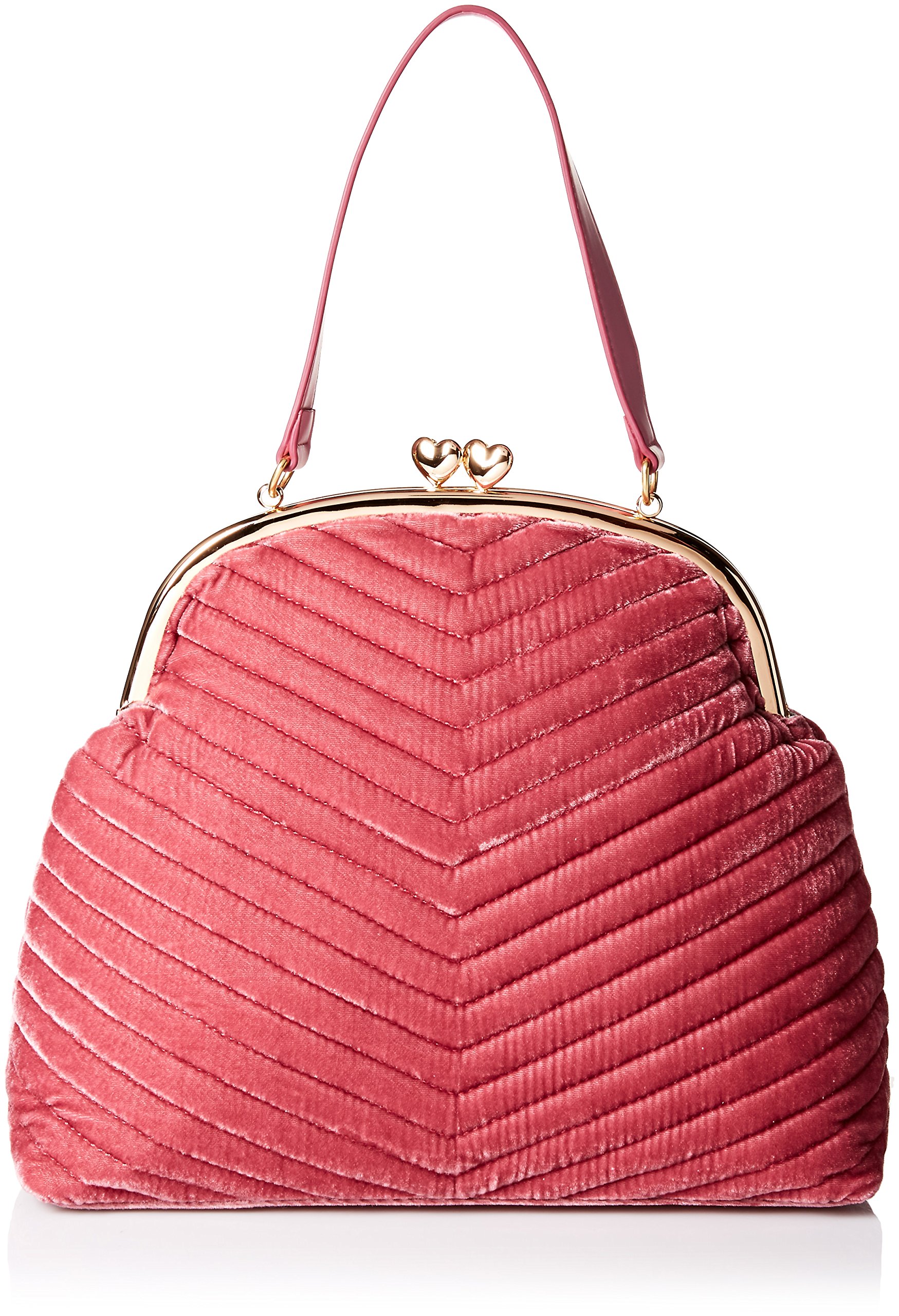 Dear Drew by Drew Barrymore heartbreaker Velvet Top Handle Everyday Purse