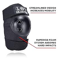 Vista 3 de 187 Killer Pads Paquete combinado de rodilleras, coderas, negro, XS