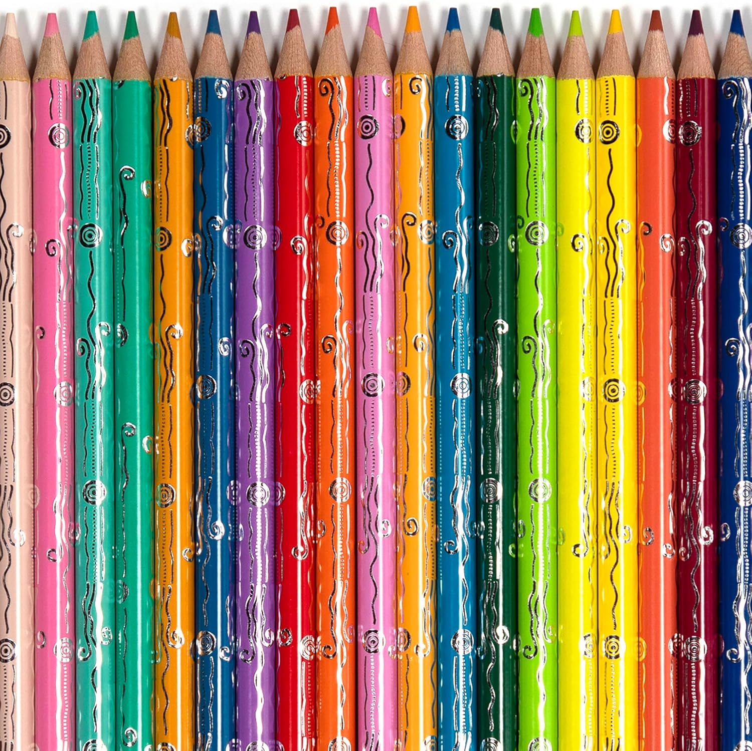 eeBoo: Tidepool Watercolor Pencils – 24 Artist-Quality Colors for Drawing, Sketching & Watercolor, Arts and Craft Supplies for Adults
