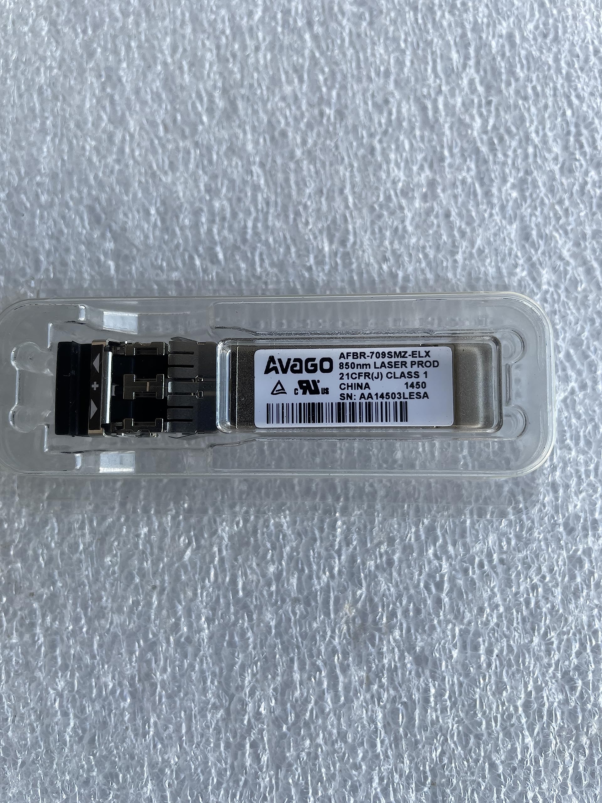 Avago AFBR-709SMZ-ELX 10GB 850NM SFP+ SFF Pluggable Transceiver