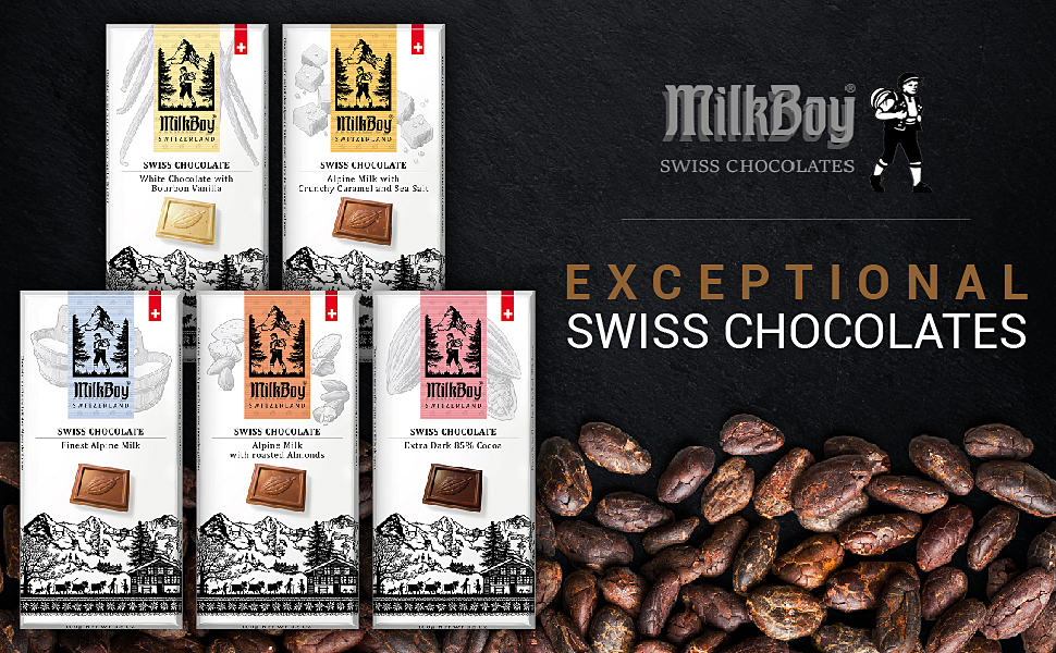 Amazon.com : Milkboy Swiss Chocolates 72% Dark Chocolates Variety