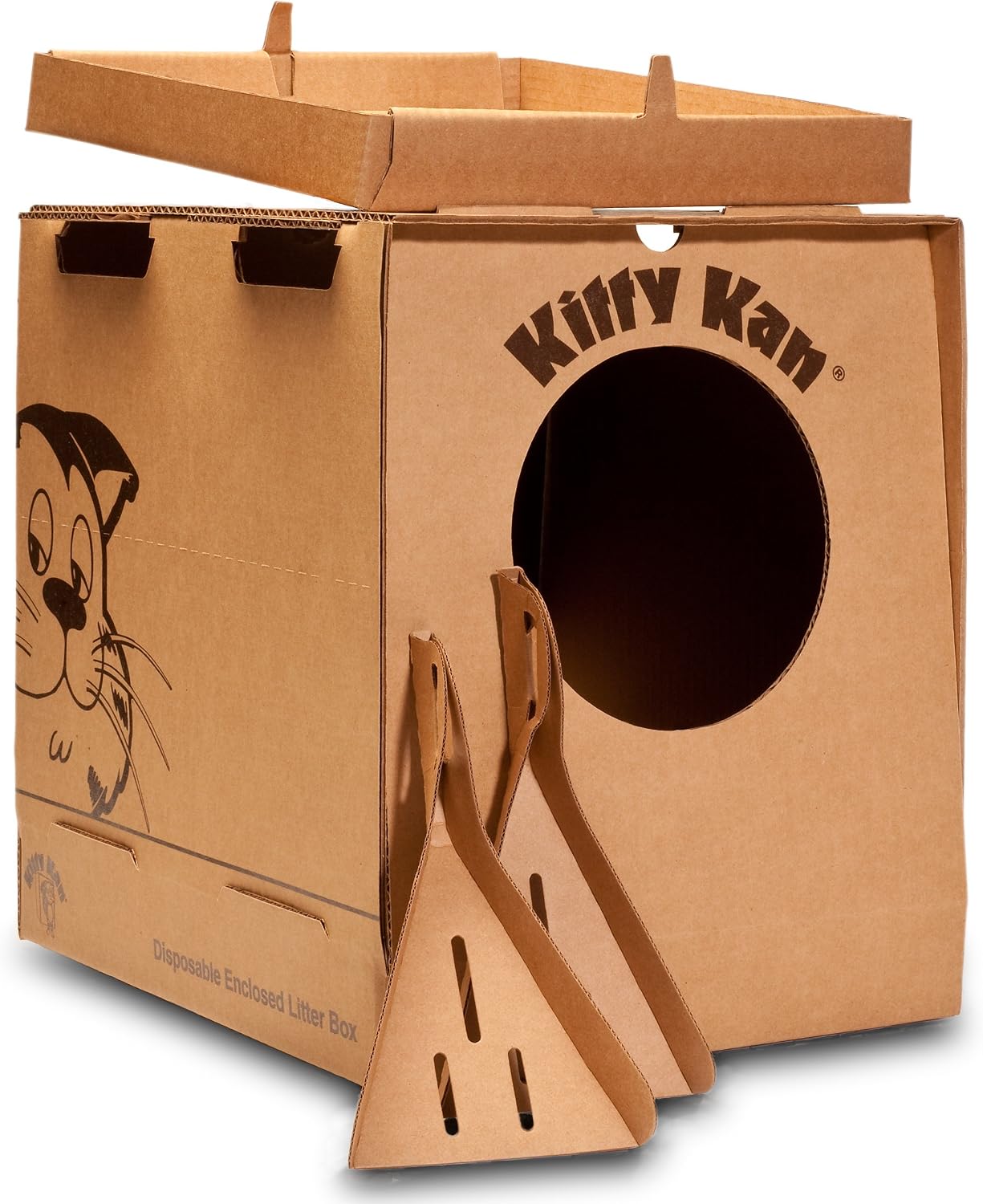 Kitty Kan Quality Disposable Enclosed Litter Box