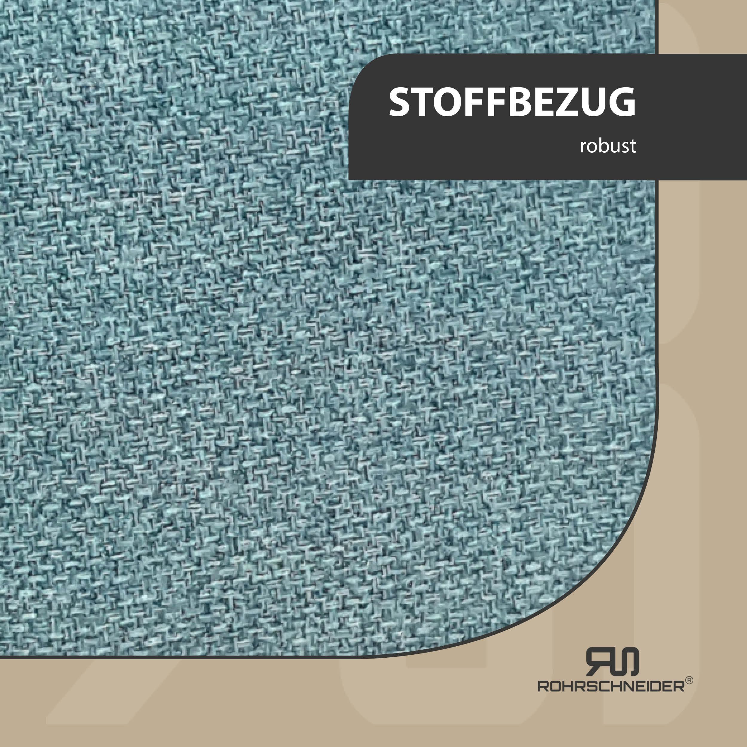 Rohrschneider Sofá para perros, cama para perros medianos y grandes, lavable, tejido acolchado resistente, 100% poliéster, turquesa, 90 x 57 x 26 cm, incluye 2 cojines decorativos