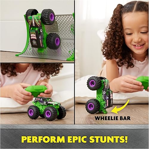 Miniatura 5 de Monster Jam Vehículo de control remoto 1 a 64 Grave Digger