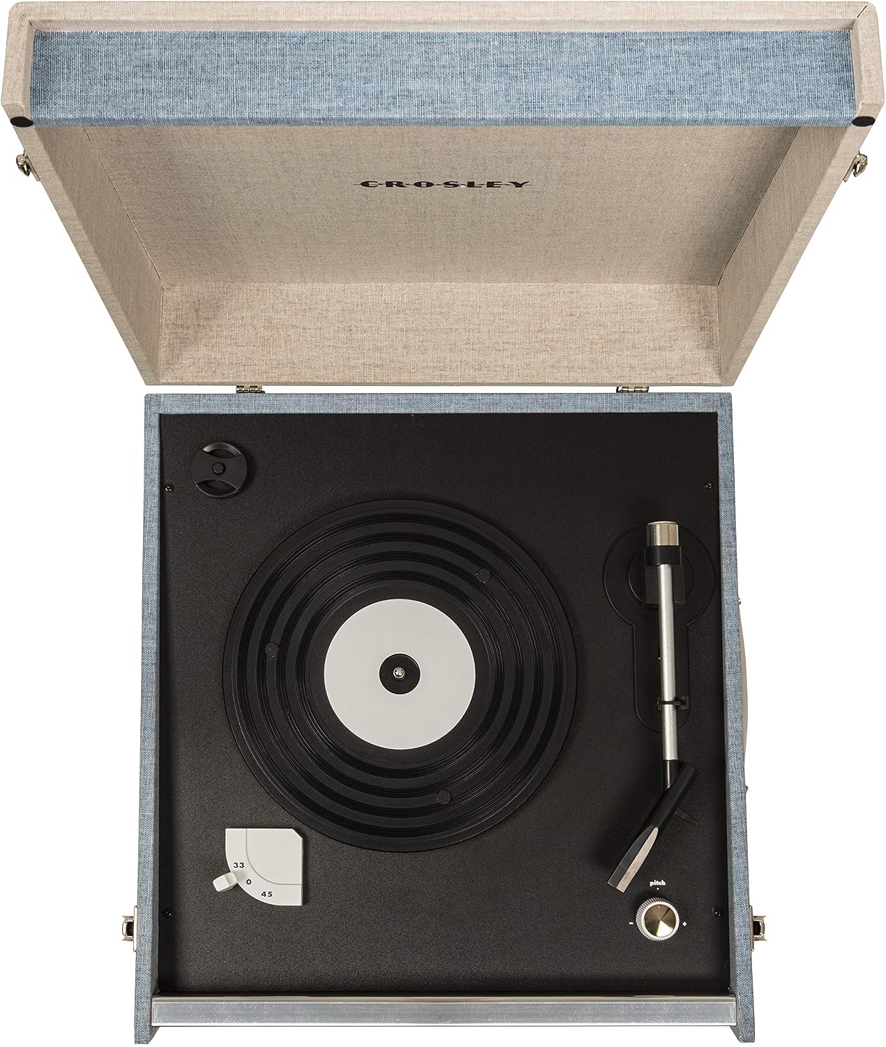 40% Off Discount Crosley CR6233D-TN Dansette Bermuda Portable Turntable with Aux-In and Bluetooth, Tourmaline Best Deal Product Crosley CR6233D-TN Dansette Bermuda Portable Turntable with Aux-In and Bluetooth, Tourmaline