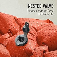 Vista 5 de Coleman Kompact - Colchoneta inflable para campamento con válvula de aire integrada y bolsa de transporte incluida, no necesita bomba, parte