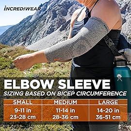Incrediwear Elbow Sleeve - Elbow Brace for Elbow Support, Joint Pain Relief, Inflammation Relief, and Circulation, Tendonitis, Golf and Tennis Elbow Brace for Women and Men (Royal, Medium)