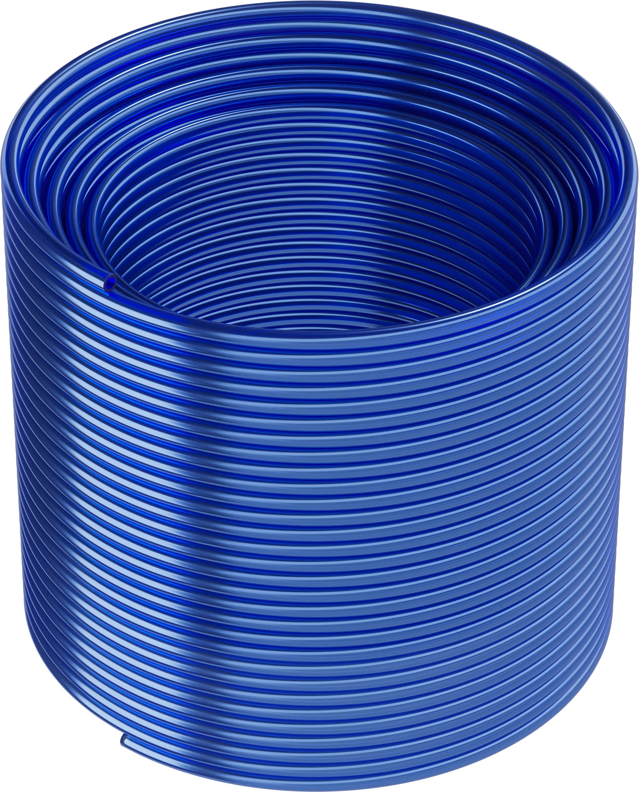 ARKA Tuyau PVC - 4/6 mm, bleu - Tuyau flexible durable pour des applications étendues, idéal pour les aquariums, les bassins ainsi que pour la maison et l'atelier